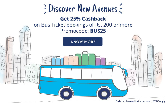 Paytm Bus Tickets offer - Get flat 25% cashback on booking bus ticket ...