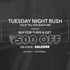 Jabong Tuesday Night Rush sale