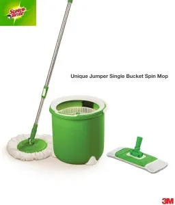 Snapdeal Scotch-Brite Jumper Spin Mop with Round and Flat Heads with Refill