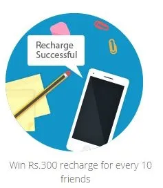 internshala Rs 300 recharge per 10 friends