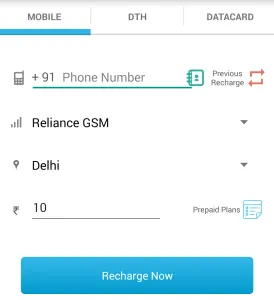 mobdeeds 100% cashback on mobile recharge