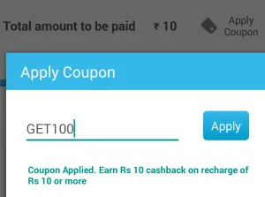 mobdeeds app Rs 10 cashback on Rs 10