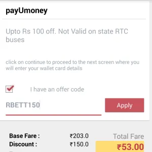 redbus book bus tickets upto Rs 250 free