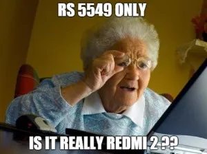 redmi 2 Rs 5549 snapdeal