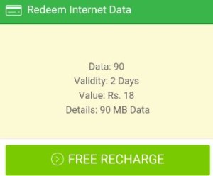 hike app get free recharge of data