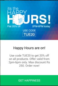 Peppertap Get 20 discount on groceries till 6pm