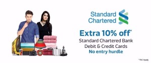 flipkart diwali sale 10 off standard chartered