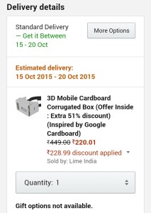 Amazon-3d-cardboard-discount-payment-page