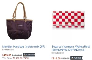 Amazon Hand bags and clutches