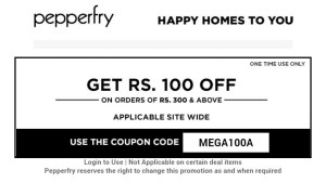 Pepperfry-100-off-on-300