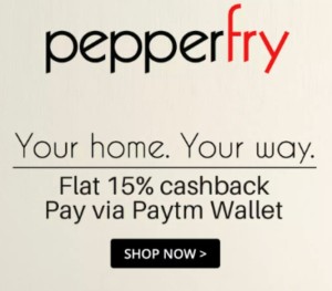 Pepperfry-paytm-15percent-cashback-offer