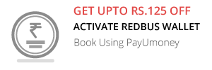 Redbus Get upto Rs 125 off on Tickets