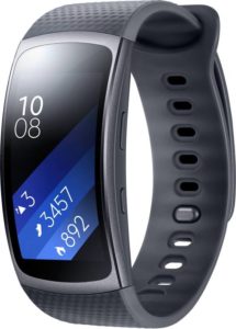 SAMSUNG Gear Fit 2 Black Smartband (Black Strap L) Rs 9990 only flipkart big shopping days sale