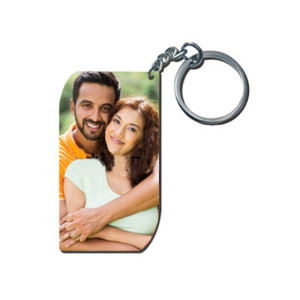 Smart Wooden Photo Keychain 