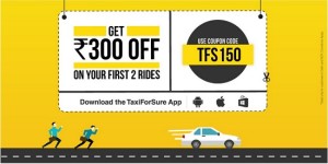 Taxiforsure Get Upto Rs 300 Off On Your First Two Rides