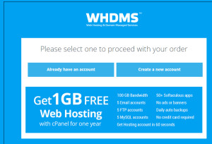 Whdms- 1 year free Web Hosting