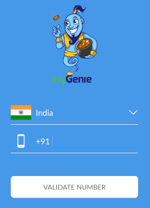 mygenie verify mobile number