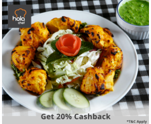 holachef flat 20 cashback paytm food fest