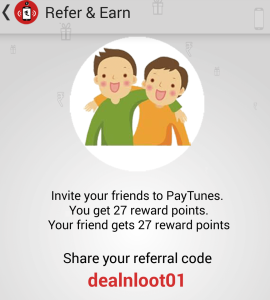 paytunes app refer and earn