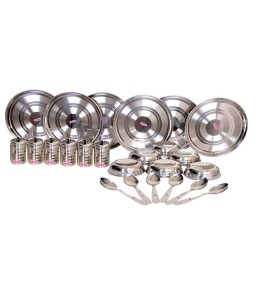 Airan Stainless Steel Dinner Set - 24 Pcs