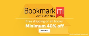 Flipkart Free shipping on all books