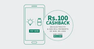 Freecharge Rs 100 cb on Rs 1000 bill payment