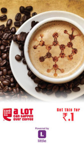 ccd cappuccino at 1 rupee