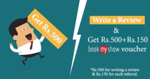 edushiksha Rs 500 mobikwik + Rs 150 bookmyshow voucher