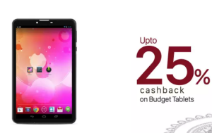 paytm diwali sale upto 25 cashback on budget tablets