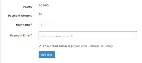 redeem yroo rewards for real money