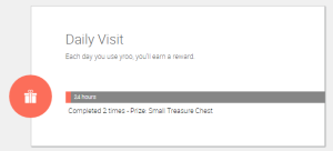 yroo daily visit earn points