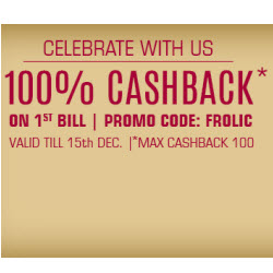 CrownIt loot- Get 100 cashback (Max upto Rs 100) on your 1st bill