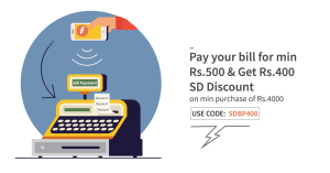 Freecharge- Pay bills on Freecharge and get Rs 400 discount on Snapdeal