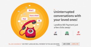 freecharge-landline-bill-payment-100cb-on500