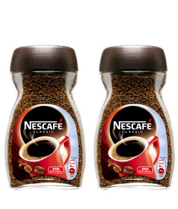 NESCAFE Classic Coffee Glass Jar 50g - Pack of 2