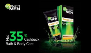 Paytm Buy Garnier Products at 35 cb