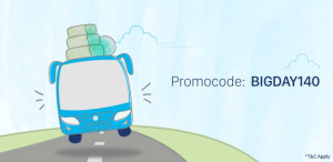 Paytm Get Rs 140 cb on booking bus tickets of Rs 400