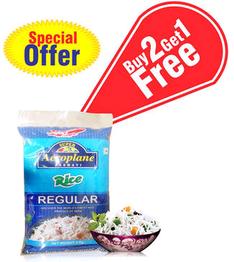 Paytm – Aeroplane Regular Basmati Rice (15 kg)