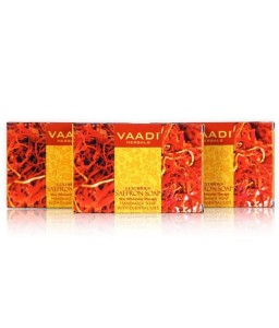 Vaadi Herbals Value Pack Of 3 Luxurious Saffron Skin Whitening Therapy (3x75 Gms)