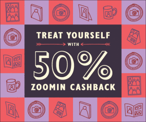 Zoomin-Flat 50% Zoomin Cashback on all orders