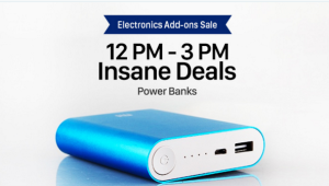 paytm electronics add on sale get upto 60 cashback on power banks