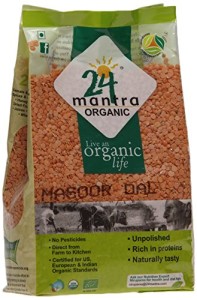 Amazon 24 Mantra Organic Masoor Dal, 1kg