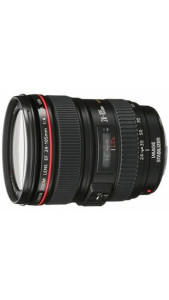 Canon EF 24 - 105 mm f4L IS USM Lens (Black)