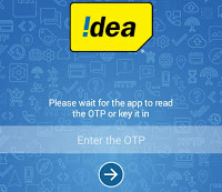 Myidea app Get upto 1 gb 3g data at Re1 OTP