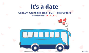 Paytm Get 50 cb on booking bus tickets