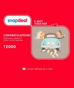 Snapdeal Buy wedding egv at flat Rs 50 or Rs 100 off