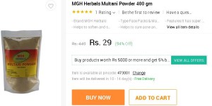 Snapdeal- MGH Herbals Multani Powder1