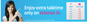 Telenor Grab extra talktime on your recharge