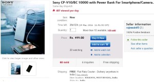 Ebay- Buy Sony CP-V10 10000 mAh Power Bank1