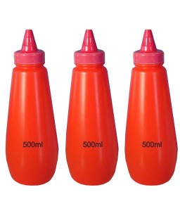 Goldcave Multi-Purpose Squeeze Bottle - Set Of 3 - Good Quality